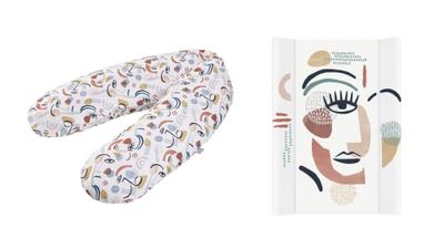 Voedingskussenset Multi+wig Modern Art, veelkleurig