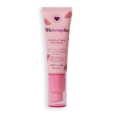 I Heart Revolution Watermelon Hydrating Primer, Primer Idratante Leggero con Acido Ialuronico, Vegano e Cruelty-Free, 25ml