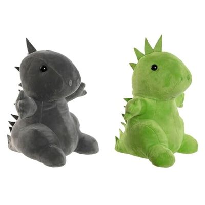 Home ESPRIT Reggiseno Porta Sabbia 24 x 19 x 27 cm Dinosauro (2 Pezzi)