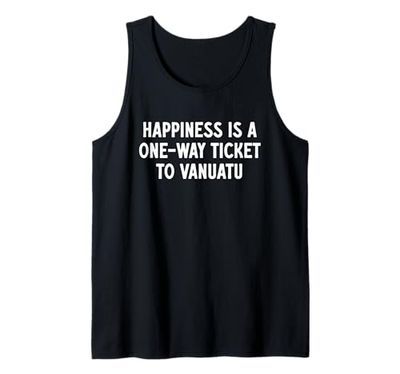 La felicità è un biglietto di sola andata per Vanuatu Canotta