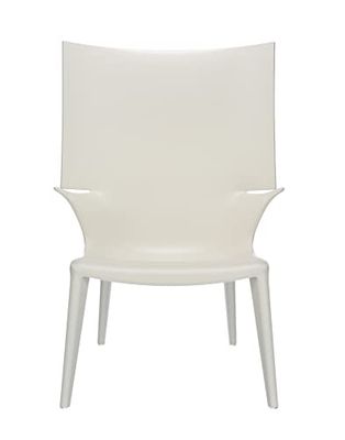 Kartell Fauteuil Uncle Jim, Polycarbonate Transparent ou Masse, Blanc, 72 x 103 x 68 x 60 cm