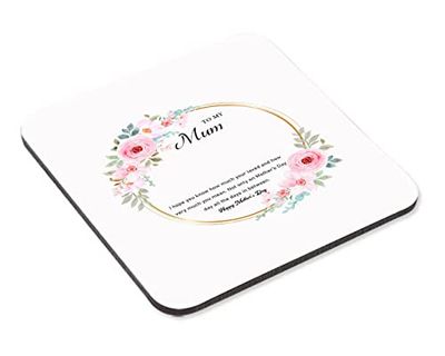Happy Mother's Day Coffee Mug For Mum Lovely Tea Cup Coaster White Ceramic 11oz