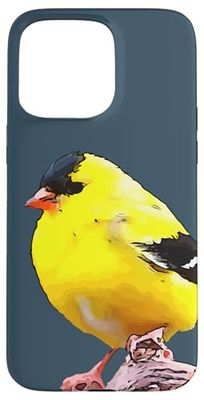 Motif chardonneret américain amoureux des oiseaux Coque pour iPhone 15 Pro Max