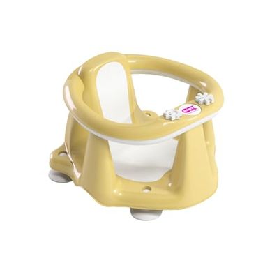 OKBABY Flipper Evolution - Assento de casa de banho para interior da banheira - para bebés de 6 a 15 meses (13 kg) - amarelo