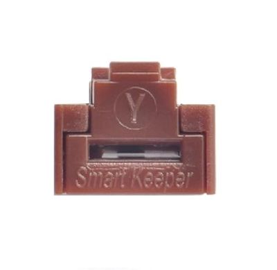 SmartKeeper Essential / 12 x RJ45 Port Blockers sin cerradura Key Basic/Marrón