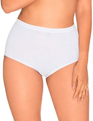 Sans Complexe Dames Simplement Coton-Culotte volledige slip (Pack van 3), Wit (Blanc Fmo), 26 (Manufacturer Size: 54/56)