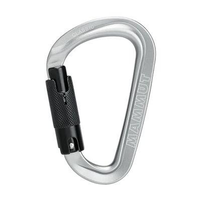 Mammut MOSQUETON Classic HMS TWISTLOCK Plus, Vuxna Unisex, Ljus grå (Grå), En Storlek