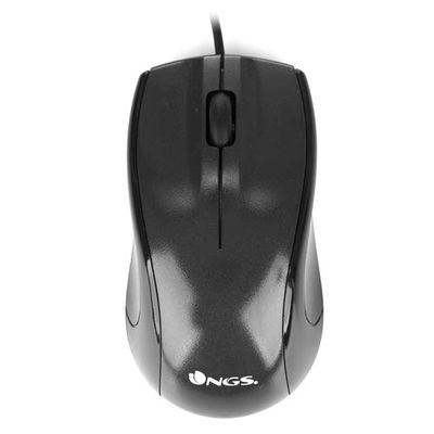 Optische USB-muis met verticaal scroll en wiel, 800 dpi, ideaal voor navigatie en dagelijks gebruik op computers.