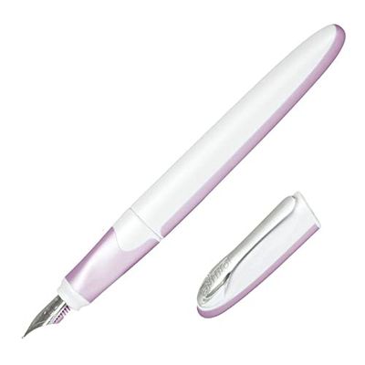 Online Ink Cartridge Rollerball Pen Air Pastel Lilac | Rollerball Pen in Ergonomic Triangular Design Lilac | Magic Ball Technology | Refillable: Combo Cartridge or 2 Standard Cartridges