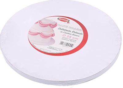 Graziano Sas, vassoio cake board 30 bianco