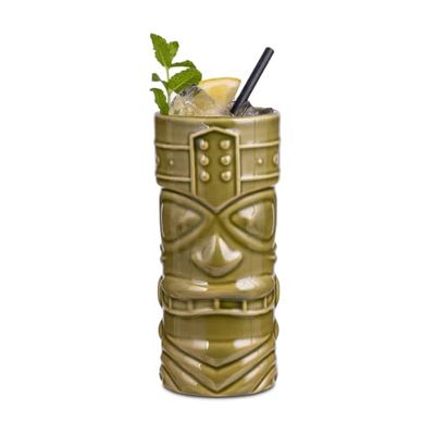 Genware Green Tiki Mug 14oz / 400ml - Case of 24