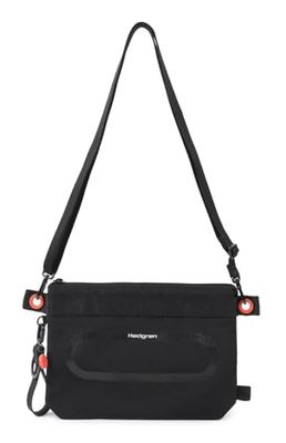 Hedgren Unisex's Ichi M Medium Crossover + RFID, Black, Talla única