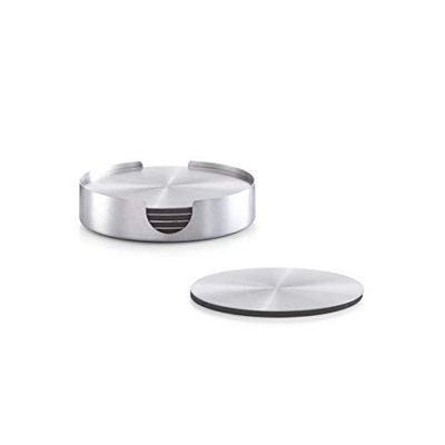 Zeller 2057971 Dessous de Verre Argent