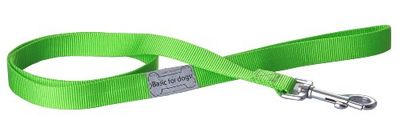 Wouapy Laisse Basic Line, Correa para Perro de 15 mm x 1 m Verde para Perro Verde
