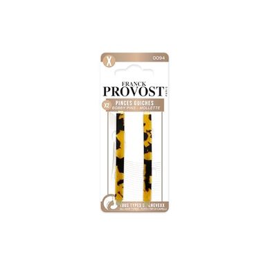 FRANCK PROVOST - Lot de 2 Pinces à Cheveux en Résine - Tous Types de Cheveux