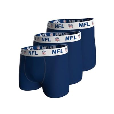 NFL mäns sköld 3pk boxershorts, marinblå, M EU