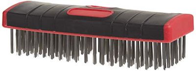 Red Devil 4166 - Spazzola in acciaio INOX con impugnatura morbida, 17,8 cm