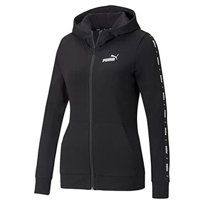 Puma Power Tape huvtröja med hel dragkedja TR