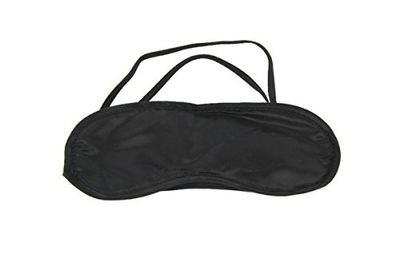 StaiBC Lichtgewicht zwart reiscomfort blinddoek/oogmasker/slaapmasker voor slapen met elastische band