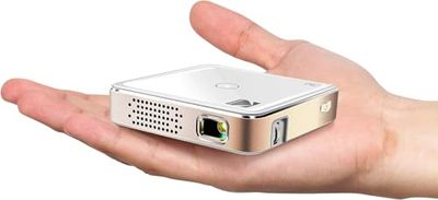Kodak Projetor ultraportátil de 75 polegadas, LED HD, DLP, recarregável, ecrã 100, altifalante integrado, HDMI, USB e micro SD