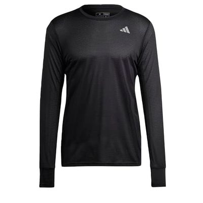 adidas Altro Longsleeve Maglietta, Nero, S Uomo