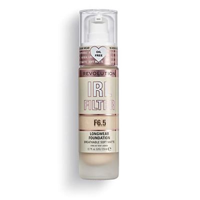 Makeup Revolution, Irl Filter, Longwear, Fond de Teint, F6.5, 23ml