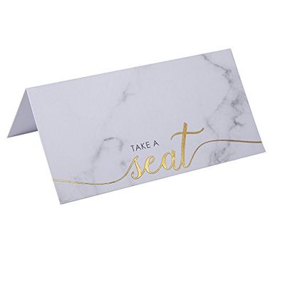 Neviti - Scripted Marble - Place Cards, Pack of 25
