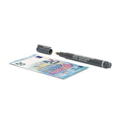 Safescan 30 Bolígrafo detector de billetes falsos para verificar billetes con rapidez - Detector billetes falsos de papel - Caja de 20 bolígrafos o rotuladores