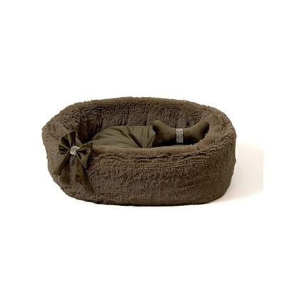 GO GIFT Cama para Mascota XL Bronce 60 x 18 x 60 cm