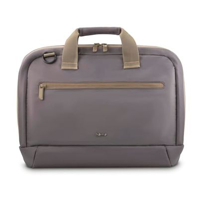 Hama Borsa per laptop da 15,6" a 16,2" (leggera borsa a tracolla o borsa per il trasporto, borsa per notebook con scomparto anteriore organizer e scomparto interno, impermeabile, imbottita), antracite