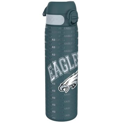 ION8 Lichtgewicht Stalen Waterfles, 600 ml/20 oz, Zonder Isolatie, Lekvrij, Makkelijk te Openen, Veilige Vergrendeling, Vaatwasserbestendig, Hygiënische Flipcover, Draaggreep, Duurzaam, NFL Eagles