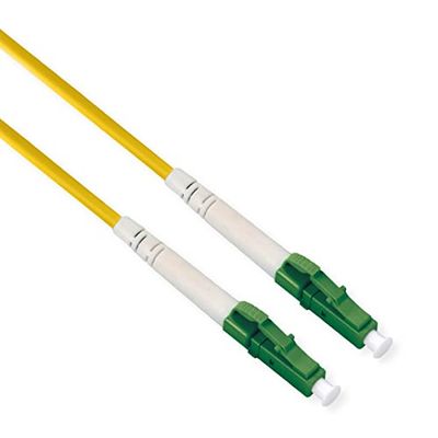 ROLINE glasfiberkabel 9/125 µm OS2, LC/LC, LSOH, APC, simplex, gul, 2 m