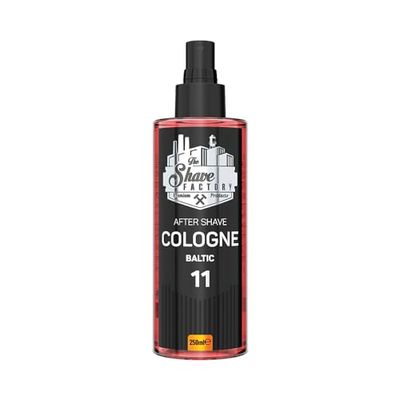 The Shave Factory Aftershave Cologne for Men – Baltic 250ml – Refreshing and Invigorating Fragrance – Citrus and Earthy Wood with a Crisp Coastal Touch – Soothes Irritation, Refreshes the Skin