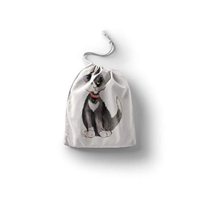 Bonamaison Printed Cotton Produce Bag with Drawstring, Reusable Grocery Bag, Biodegradable Eco-Friendly Bags, Travel Pouch, Sachet Bags, Shopping Bag, Eco Friendly, Foldable, Size: 30x40 Cm