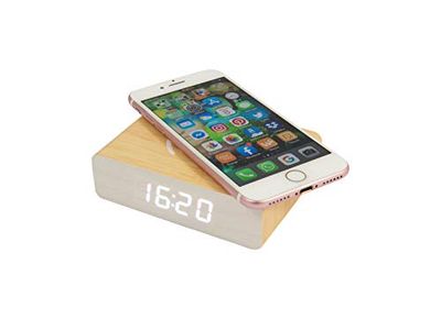 FISURA Drewniany telefon komórkowy ładowany