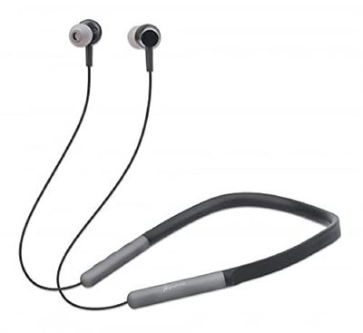 Manhattan Bluetooth in-Ear Headset with Neckband (Clearance Pricing), Microphone, Integrated Controls, Sweatproof, Noise Isolating, 5 Hour Usage Time, Max Range 10m, MicroSD Card Slot, Bluetooth v5.0