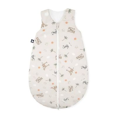Julius Zöllner Sommarsovsäck Jersey, 0,5 TOG, tvättbar vid 60 °C, tillverkad i Tyskland, OEKO TEX Standard 100, savan-beige, storlek 80/86
