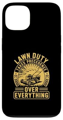 Funny Lawn Mower Duty Garden Dad Gardener Case for iPhone 13