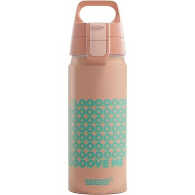 SIGG - Aluminium drinkfles voor kinderen - WMB ONE LOOOVE - Geschikt voor koolzuurhoudende dranken - lekvrij - vederlicht - BPA-vrij - ClimatePartner gecertificeerd - Sport & School - Roze - 0,6L