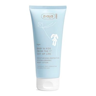BABY & KIDS Hipoalergiczny nawilżający i ochronny balsam do ciała | Od urodzenia | Bez perfum | 98% Składniki pochodzenia naturalnego | Z masłem shea od ZIAJA MED