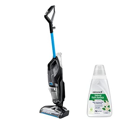 BISSELL CrossWave C6 Cordless, Aspiradora de Mano Sin Cable, Aspira, Mopa y Seca, Potente Extracción de Suciedad Húmeda y Seca, 3-en-1 Escoba Aspiradora Vertical, Limpieza Multisuperficie, 3566N