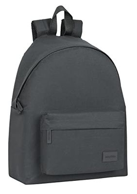 SAFTA - Day Pack, Children's Backpack, Quality and Maximum Strength, Comfortable and Versatile, 33 x 15 x 42 cm, Grey, Grey, Estándar, Casual