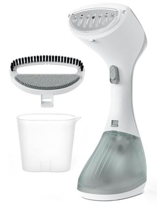 AROEVE Plancha Vertical Vapor 1300W Plancha de Vapor portátil, Depósito Grande de 260 ml, 2 Modos de Vapor, Compacta y Portátil para Hogar, Oficina, Viajes – Eliminador Eficaz de Arrugas