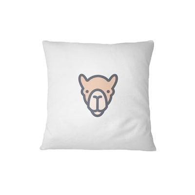 Bona Basics, Funda de cojín Decorativa, decoración del hogar, para sofá, cafetería, Tamaño: 60x60 cm, Color: Blanco
