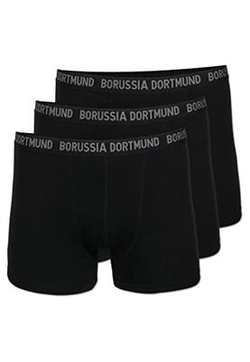 Borussia Dortmund BVB Retro Pans herr, svart storlek L, svart, L