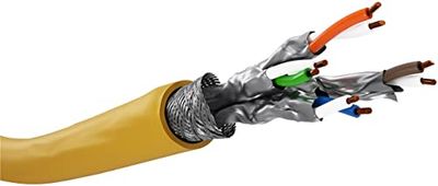 goobay 61127 - CAT 8.1 installatiekabel - CAT 8 netwerkkabel/LAN-kabel - installatie high-speed 40 Gbits datakabel met S/FTP PiMF afscherming / 50 m