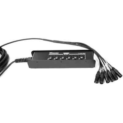 Boîtier de scène 6 entrées XLR 10 m