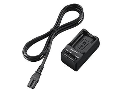 Sony BC-TRW - Caricabatterie originale per batteria Sony NP-FW50 per Fotocamere Sony Alpha 5100, 6000, 6100, 6300, 6400, 6500, 7, 7M2, 7R, 7RM2, 7S, 7SM2, DSC-RX10, M2, M3, M4