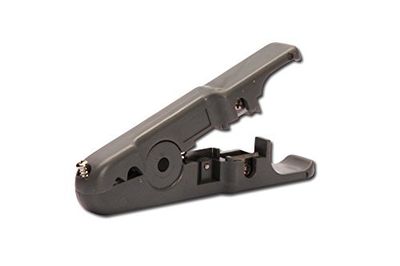 DIGITUS Outil à dénuder pour câble multifilaire - AWG jusqu'à 24 - Ouverture réglable - Ressort d'ouverture - Câble 5 à 15 mm