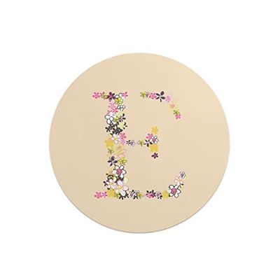 Questo Casa, Ronde digitaal bedrukte muismat, antislip onderkant, voor kantoor en thuis, diameter: 22 cm